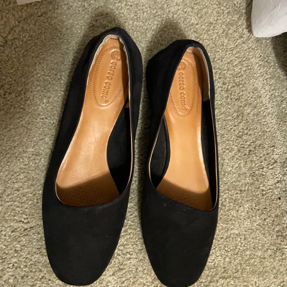 Corso como black suede shoes 11M